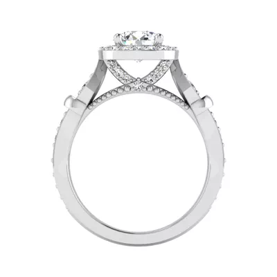 Brynn Halo Engagement Ring