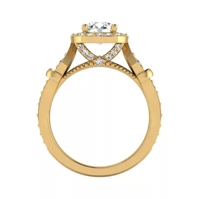 Brynn Halo Engagement Ring