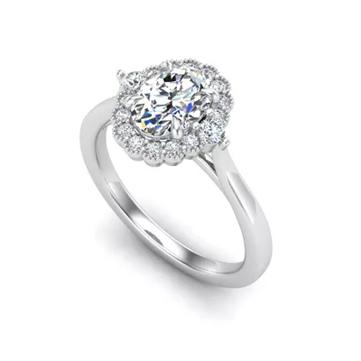 Blair Halo Engagement Ring