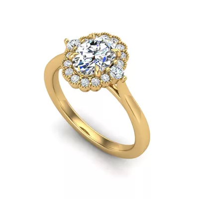 Blair Halo Engagement Ring