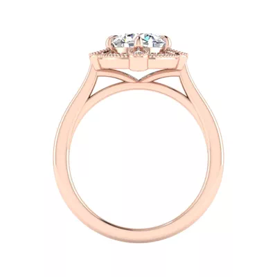 Amari Halo Engagement Ring