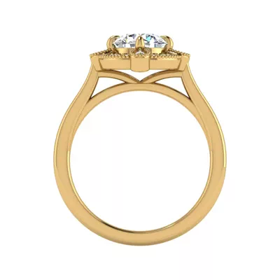 Amari Halo Engagement Ring