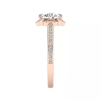 Octavia Halo Engagement Ring