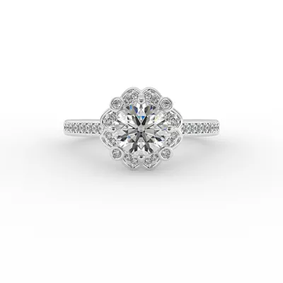 Octavia Halo Engagement Ring