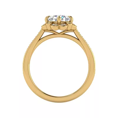 Octavia Halo Engagement Ring
