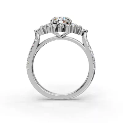 Michelle Round And Marquise Halo Engagement Ring