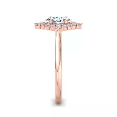 Demi Kite Halo Engagement Ring