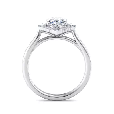 Demi Kite Halo Engagement Ring
