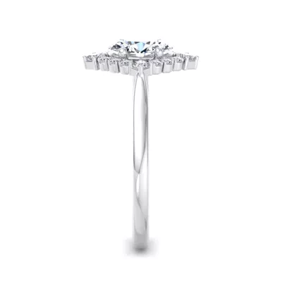 Demi Kite Halo Engagement Ring