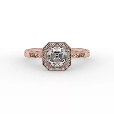 Izabelle Halo Engagement Ring