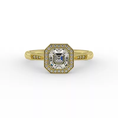 Izabelle Halo Engagement Ring