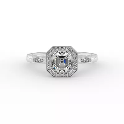 Izabelle Halo Engagement Ring