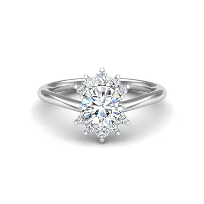 Tatum Half Halo Engagement Ring