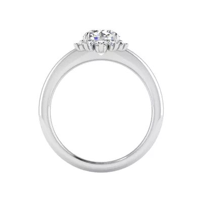 Tatum Half Halo Engagement Ring