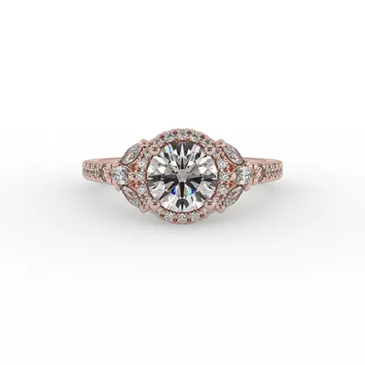 Palmer Halo Engagement Ring