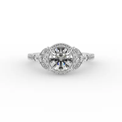 Palmer Halo Engagement Ring