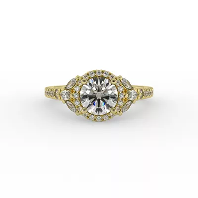 Palmer Halo Engagement Ring