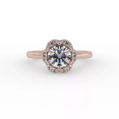 Samara Halo Engagement Ring