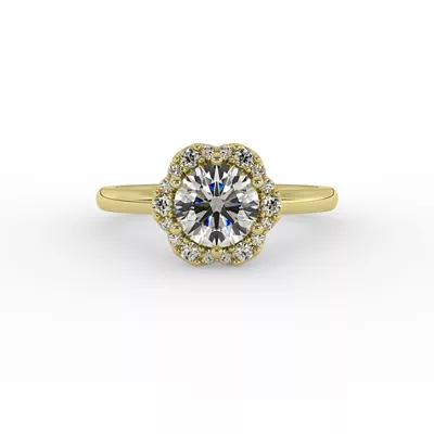 Samara Halo Engagement Ring