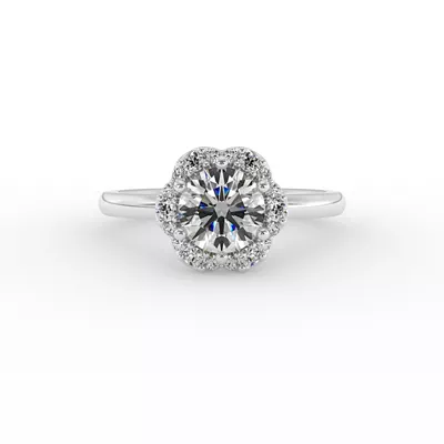 Samara Halo Engagement Ring
