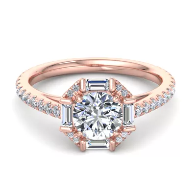 Destiny Halo Engagement Ring