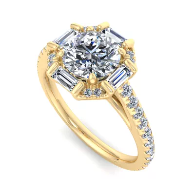 Destiny Halo Engagement Ring