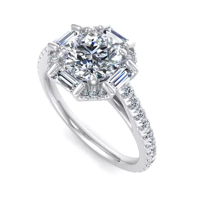 Destiny Halo Engagement Ring