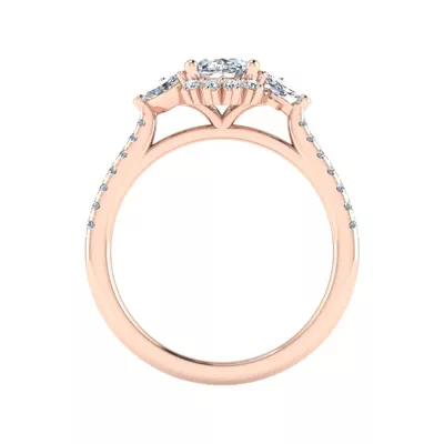 Celeste Halo Engagement Ring