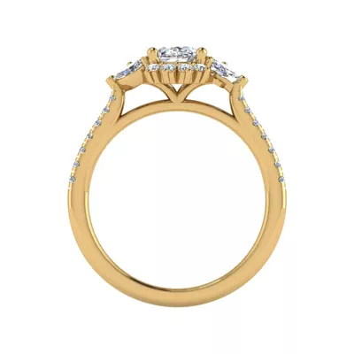 Celeste Halo Engagement Ring