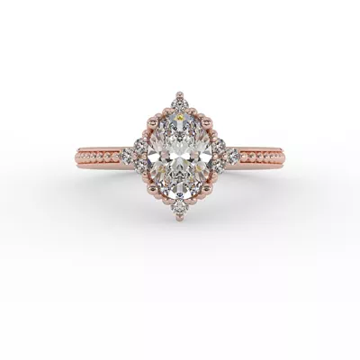 Ainsley Halo Engagement Ring