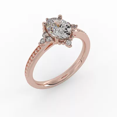 Ainsley Halo Engagement Ring