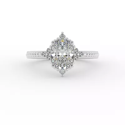 Ainsley Halo Engagement Ring