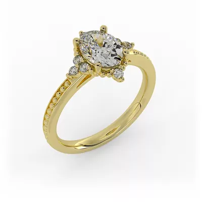 Ainsley Halo Engagement Ring