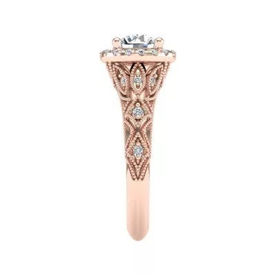 Rylie Halo Engagement Ring