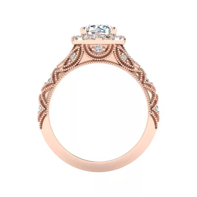 Rylie Halo Engagement Ring