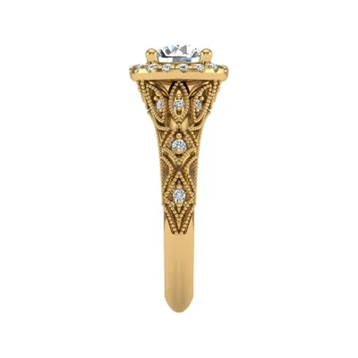 Rylie Halo Engagement Ring