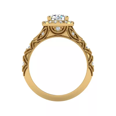 Rylie Halo Engagement Ring