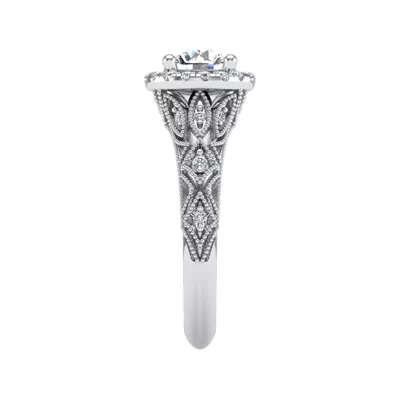 Rylie Halo Engagement Ring