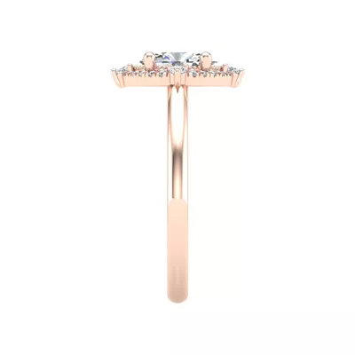 Reign Halo Engagement Ring
