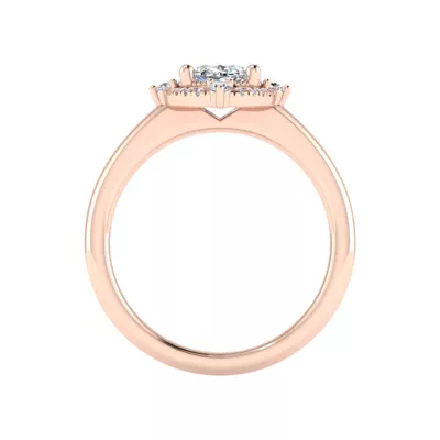 Reign Halo Engagement Ring
