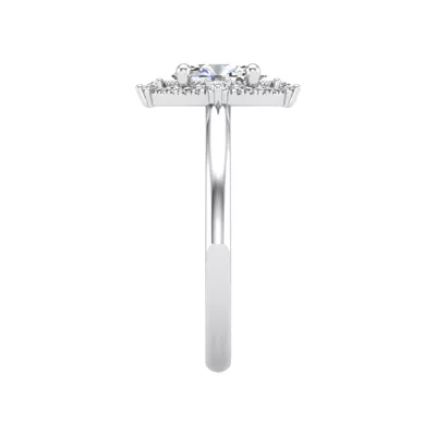 Reign Halo Engagement Ring
