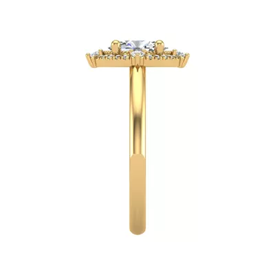 Reign Halo Engagement Ring
