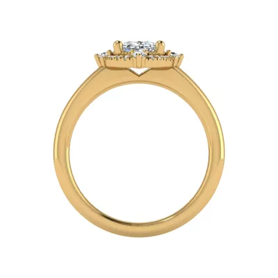 Reign Halo Engagement Ring