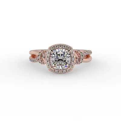 Adelynn Halo Engagement Ring