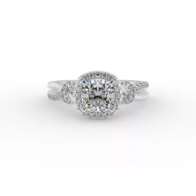 Adelynn Halo Engagement Ring