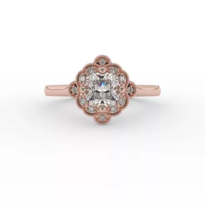 Brinley Halo Engagement Ring