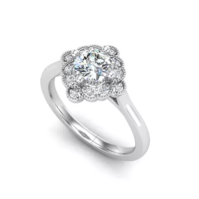Brinley Halo Engagement Ring