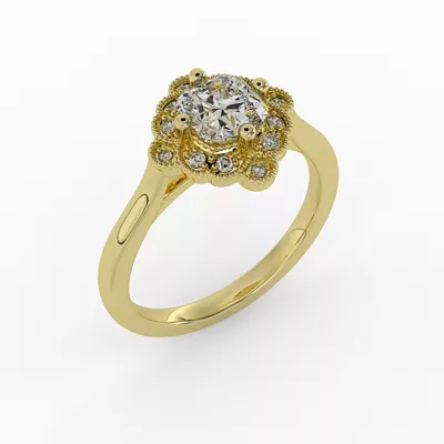 Brinley Halo Engagement Ring