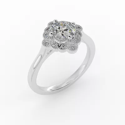 Brinley Halo Engagement Ring