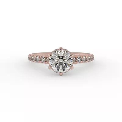 Lainey Halo Engagement Ring